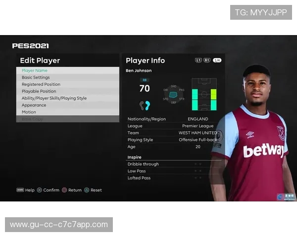 实况足球中约翰逊球星的真实身份与球场表现解析